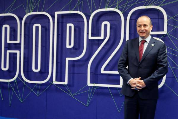 Cop26: Taoiseach calls for climate crisis action to match rhetoric as leaders at summit urged to act