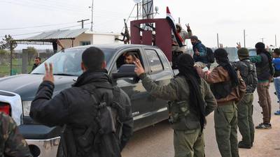Pro-Syrian government forces enter Afrin to aid Kurds