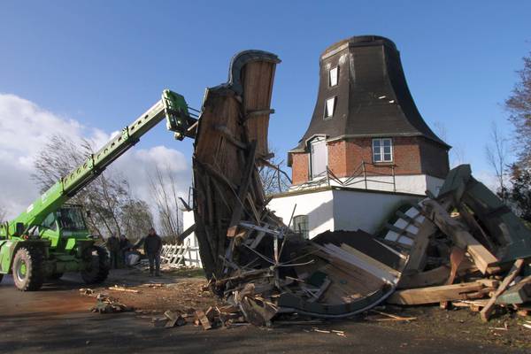 Five dead as strong winds hit central and northern Europe