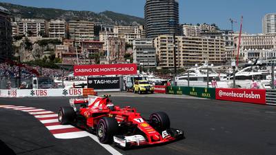 Kimi Raikkonen takes Monaco pole with Lewis Hamilton 13th