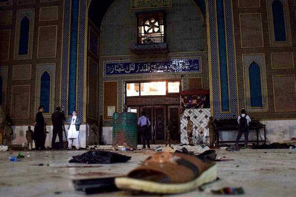 Pakistan forces kill ‘over 100 terrorists’ after attack on shrine