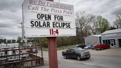 Solar eclipse gives ‘middle-town America’ rare spot in the limelight