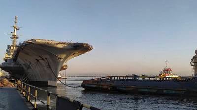 Aircraft carrier scuttled off Brazil despite pollution warning