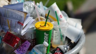 Just 5% of plastic waste generated by US last year was recycled, report says