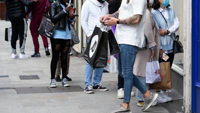 Dublin city footfall 54% of ‘normal’ for Monday’s reopening