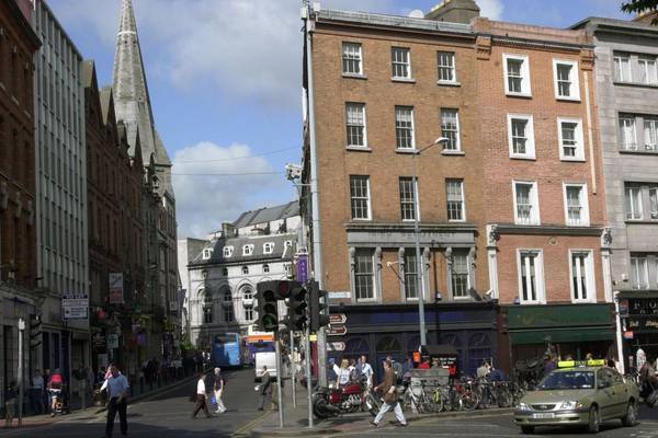 Man dies after being found unconscious on Dublin city centre street