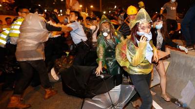 Fury in Hong Kong after activist beaten by police