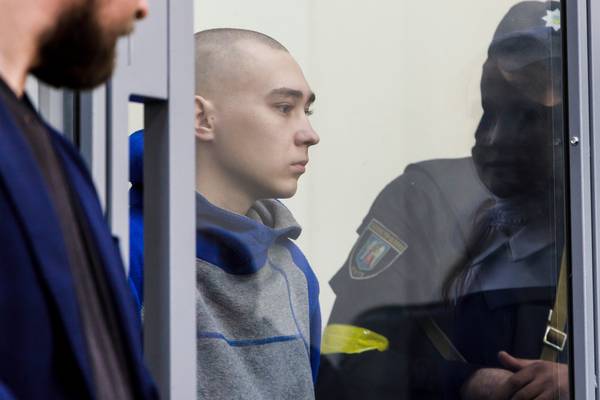 Russian soldier pleads guilty in first war crimes trial since Ukraine invasion