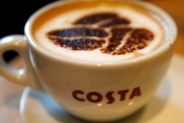Britain’s high street woes dent sales at Costa Coffee