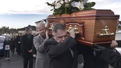 Funeral held for IRA murder victim Brendan Megraw