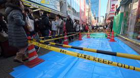 Eight hurt as van drives into Tokyo pedestrians