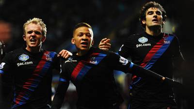 Dwight Gayle’s stunning strike lifts Crystal Palace out of bottom three