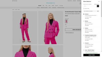 Penneys launches new website – but you still can’t shop online