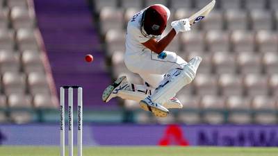Jermaine Blackwood holds his corner to get West Indies over the line