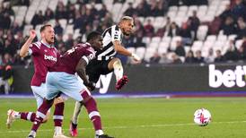 Five goal Newcastle thrash West Ham at the London Stadium to stay third
