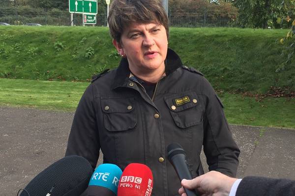 Arlene Foster backs call by Nuala O’Loan for restoration of Northern Assembly