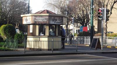 Just enough room to swing a latte: kiosk sold for €250,000
