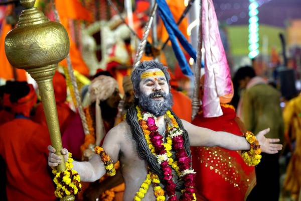 Kumbh Mela: Millions take a dip for Indian Hindu river festival
