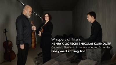 Goeyvaerts String Trio: Whispers of Titans review  - intense music-making