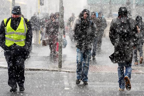 Spells of snow, sleet and heavy rain on the way this weekend