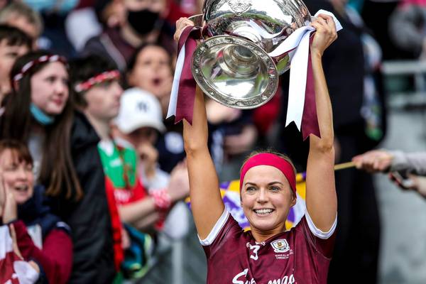 Galway’s Sarah Dervan points to past experience in not panicking during tense endgame