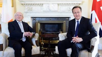 Higgins tells Cameron he’s ‘absolutely delighted’ to be in UK