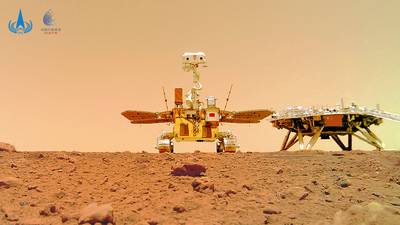Chinese space rover takes selfie on Mars