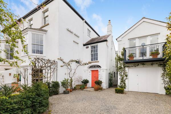 Glenageary Georgian with artist’s studio and well-tended garden, for €2m