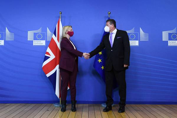 EU and UK to push for protocol solutions as fears over Russia change mood