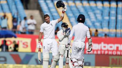 Joe Root’s century hands England initiative on opening day in Rajkot