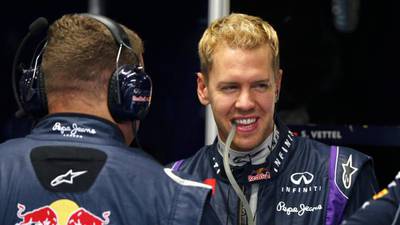 Sebastian Vettel on pole in Singapore
