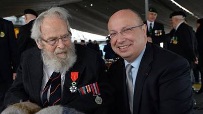 Irish veteran of D-Day gets France’s highest military honour