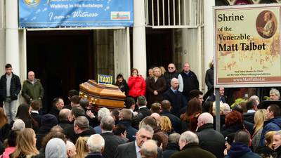 Priest condemns vengeance at restrained funeral of ‘ good man’