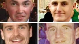 Four friends killed after car shot 20m into field and landed on roof, inquest hears