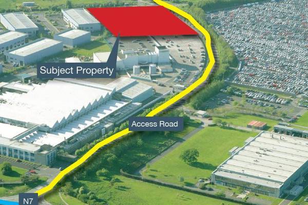 Baldonnell Business Park industrial site with 2.3 acres for €1m