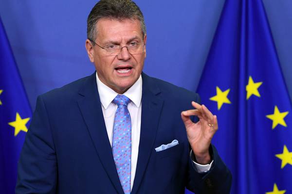 Urgent solution needed for North in post-Brexit arrangements – Sefcovic