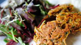 Carrot and sweet potato fritters