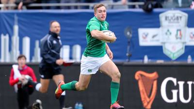 Larmour bags hat-trick as Ireland win phoney war at Soldier Field