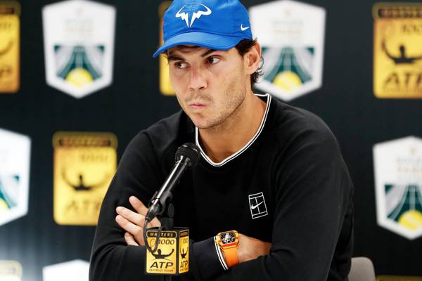 Rafael Nadal a doubt for ATP Finals after pulling out of Paris Masters