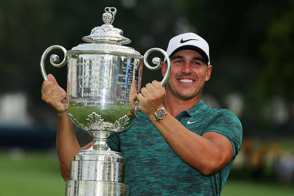 Brooks Koepka claims US PGA title but Tiger Woods also proved a winner