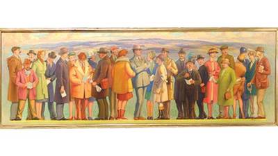 Cheltenham painting from Cashel hotel fetches €13,000 at auction