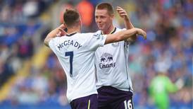 Everton held by Foxes, Villa take points at Stoke