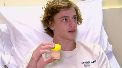 Australian teenager’s feet left inexplicably bloodied after swim