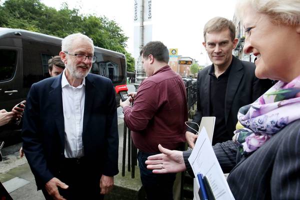 Corbyn in Dublin says he could renegotiate Brexit as prime minister