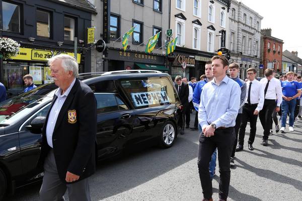 Hundreds say goodbye to the ‘Roy Keane’ of Meath