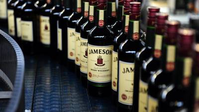 Sales of Jameson whiskey jump 13% on back of US demand