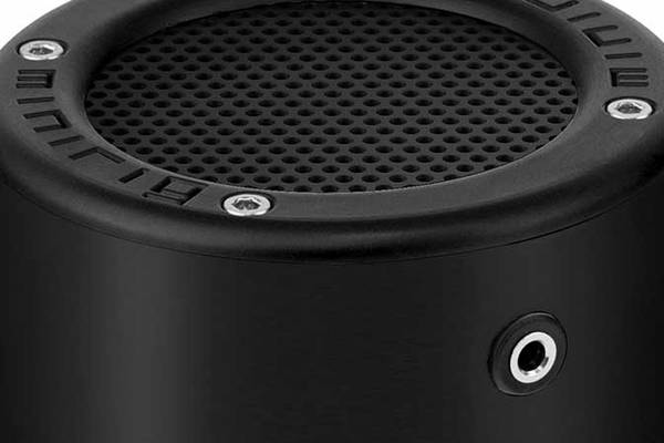 A Bluetooth speaker that is small in size but big in sound