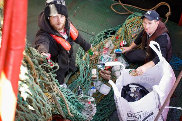 Fishermen have hauled up 190 tonnes of marine litter in 3 years