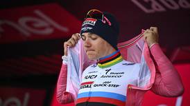 Geraint Thomas assumes Giro lead as Covid dashes Remco Evenepoel’s hopes