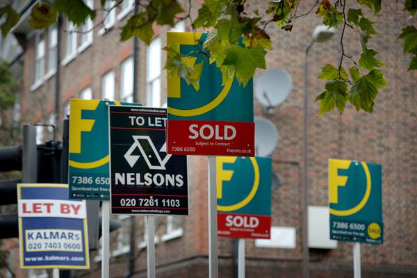 UK house prices stabilised in January after drop, Halifax says